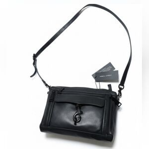 NEW! Rebecca Minkoff MAC Leather Crossbody with Zips NWT